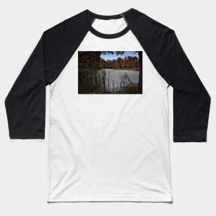 Twilight On The Lake Baseball T-Shirt